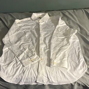 Michael Kors White Airsoft Stretch Shirt